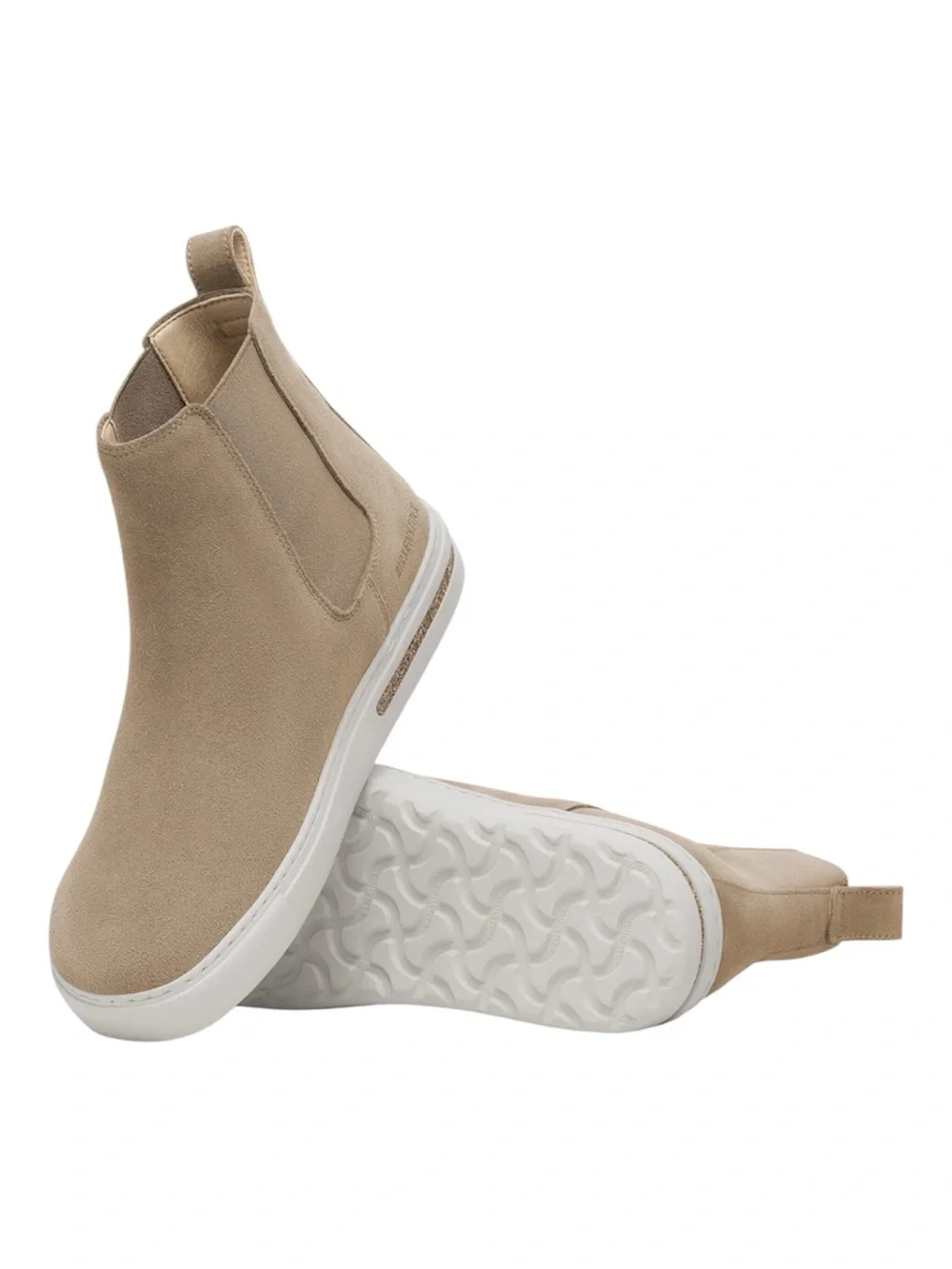 Birkenstock Bend Chelsea Suede Leather Taupe Boots WMS Sz 8 - New Without Box